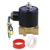BQLZR DC12V 3/8" Normally Closed Electric Solenoid Valve Gas Liquid