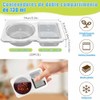Uibolos 20pcs Snack Container,Contenedores para Snacks Reutilizables,Double Compartment Snack Containers