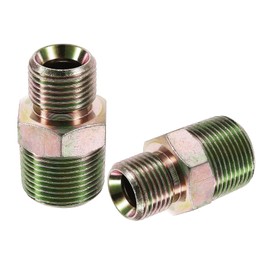 Sourcing Map Carbon Steel Pipe Fitting, 3Pcs G3/4 x PT1/2 Reducing Hex Nipple Adapter, Carbon Steel Pipe Fittings Connect for Industrial Piping Systems