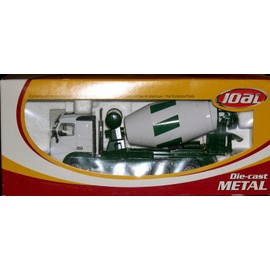 Volvo FH12-420 Cement Mixer, 1:50 Scale Die Cast Truck, Green and White, Vehicle Only, Adults