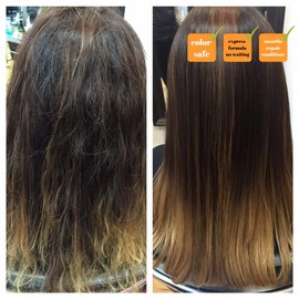 Brazilian Keratin Treatment Kerazon Buriti Liss 4oz/120ml - For all hair types - Tratamiento de Keratina Importada. Packaging may vary.