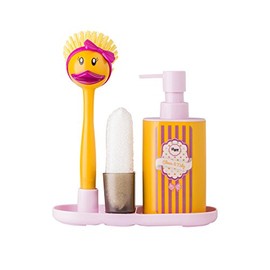 VIGAR Ducks Sink Caddy Set 4 Pieces, Multi Colour, One Size