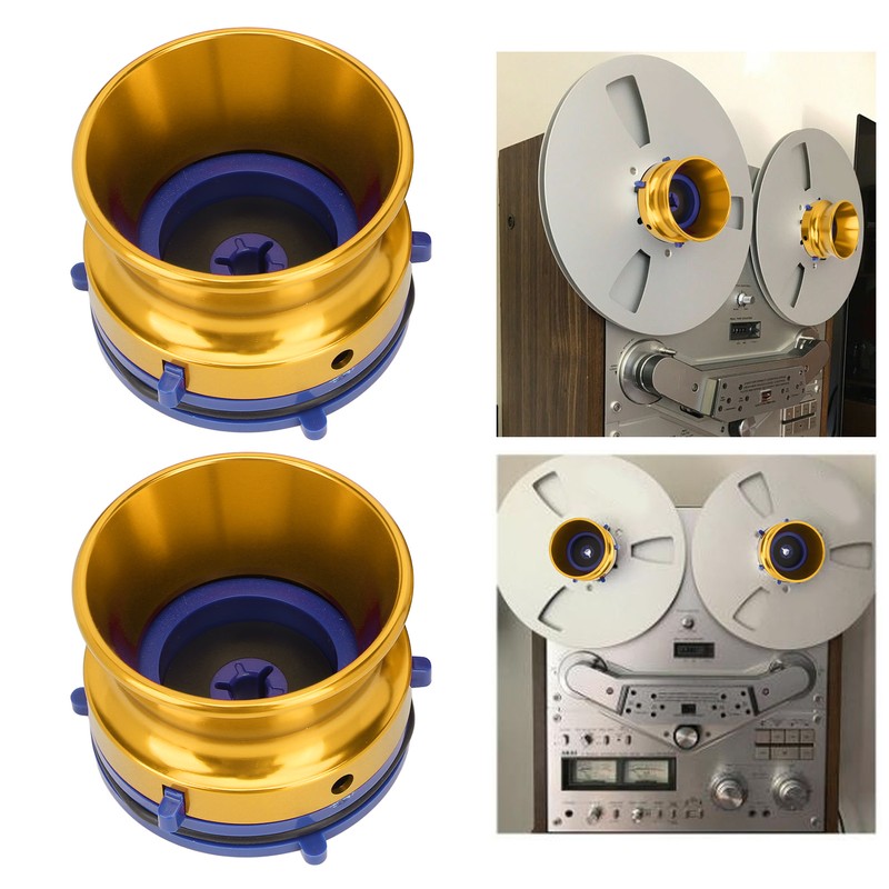 1 Pair NAB Hub Adapters Polished Aluminum Alloy Universal Loading