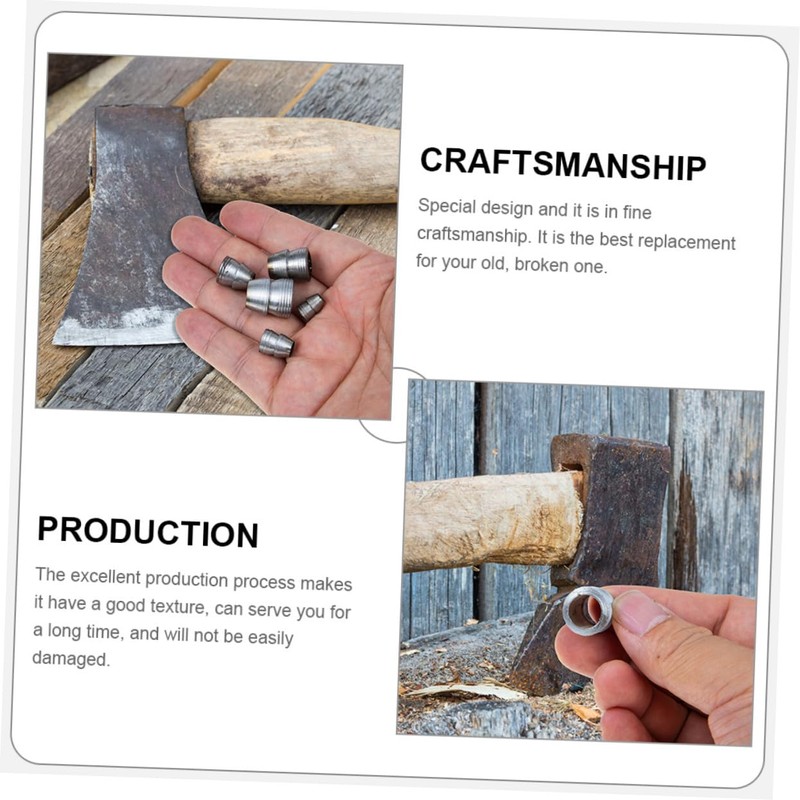 BESPORTBLE 4sets Round Wedge Wedges Camping for Chopping Round Handle