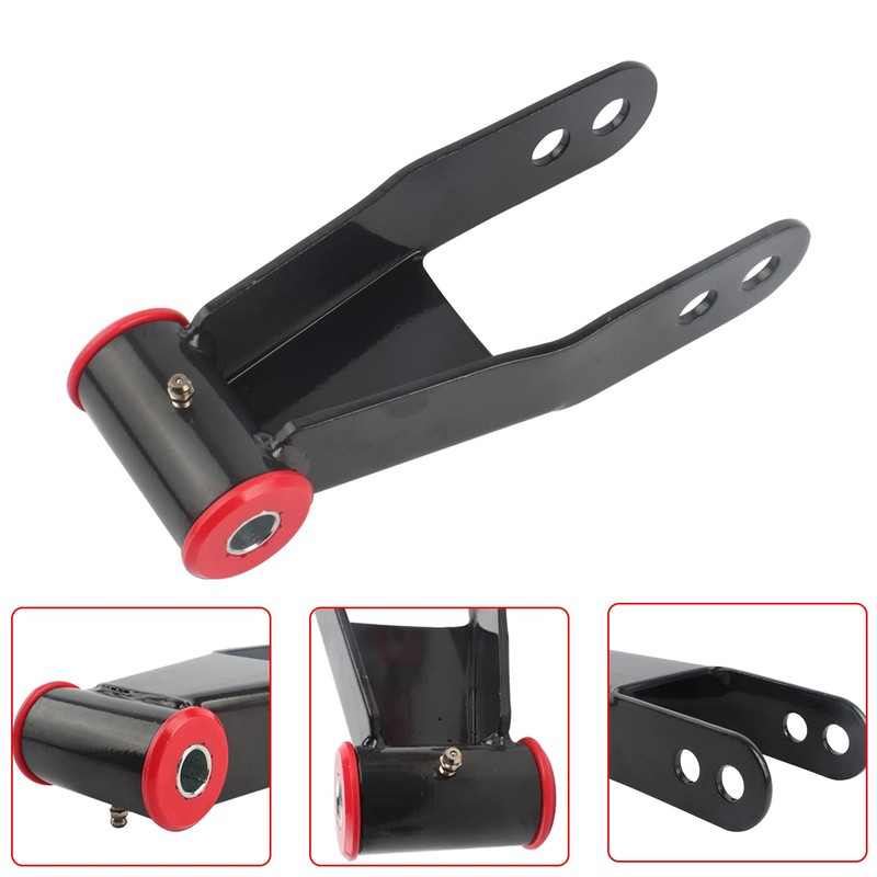 2 inch Rear Lowering Shackle Compatible with 1999-2019 Silverado Sierra