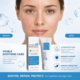 B5 Moisturizing Barrier Cream for Face – Soothing Hydration Care for Dry, Blemish-Prone Skin