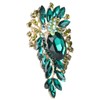 2Pcs Corsage Brooch Fashion Retro Exquisite Alloy Pins Applique Clothing