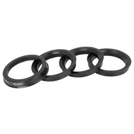 X AUTOHAUX 4pcs Plastic 67.1mm to 54.1mm Car Hub Centric Rings Wheel Bore Center Spacer Black