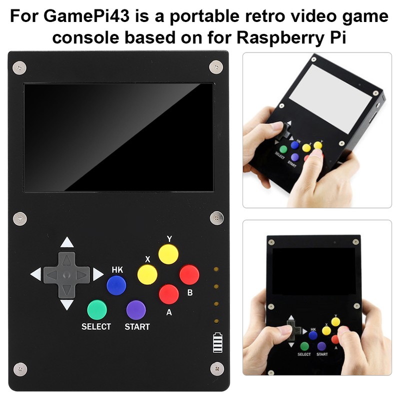 Protable Video Game Console 4.3B for Raspberry Pi 4.3in IPS