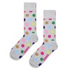 Happy Socks Big Dot Socks Grey, multicoloured