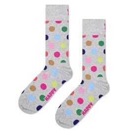 Happy Socks Big Dot Socks Grey, multicoloured