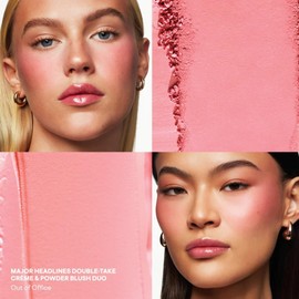 Patrick Ta Major Headlines Double-Take Crème & Powder Blush Duo Out of Office Rubor en Crema y Polvo Blush Rosa de Larga Duración