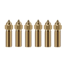 PopuSingTop Multi Size Extruder Brass Nozzles Kit 0.4mm 0.6mm 0.8mm for K1 / K1 Max/Ender 3 V3 KE 3D Printer Part Accessories (6 Pcs)