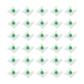 Attisfiera Pack of 30 Mounting Door Strips Clips for Golf 3 Vento Jta 1H0853585 White Trim Mounting Clips with Nozzle 9 mm Hole Diameter