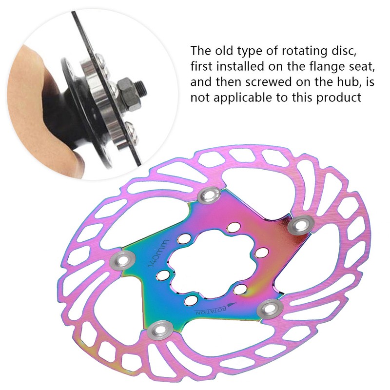 Mountain Bike Bicycle Brake Disc Floating Cooling Rotors 5 Stud