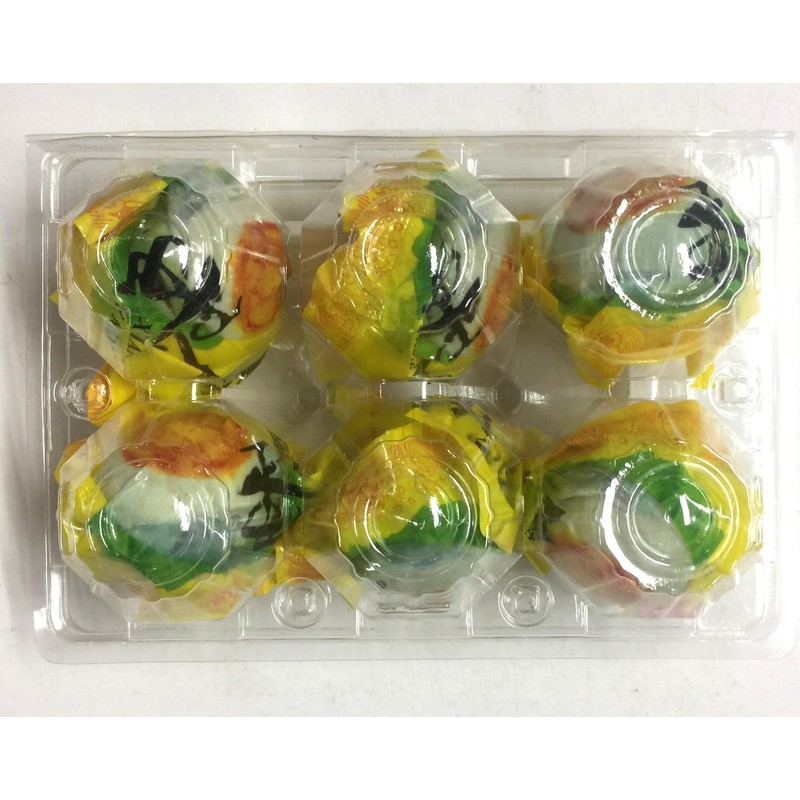 Tomosheng Chinese Salted Egg (Chinese Boiled Salt Egg), 6 Pieces