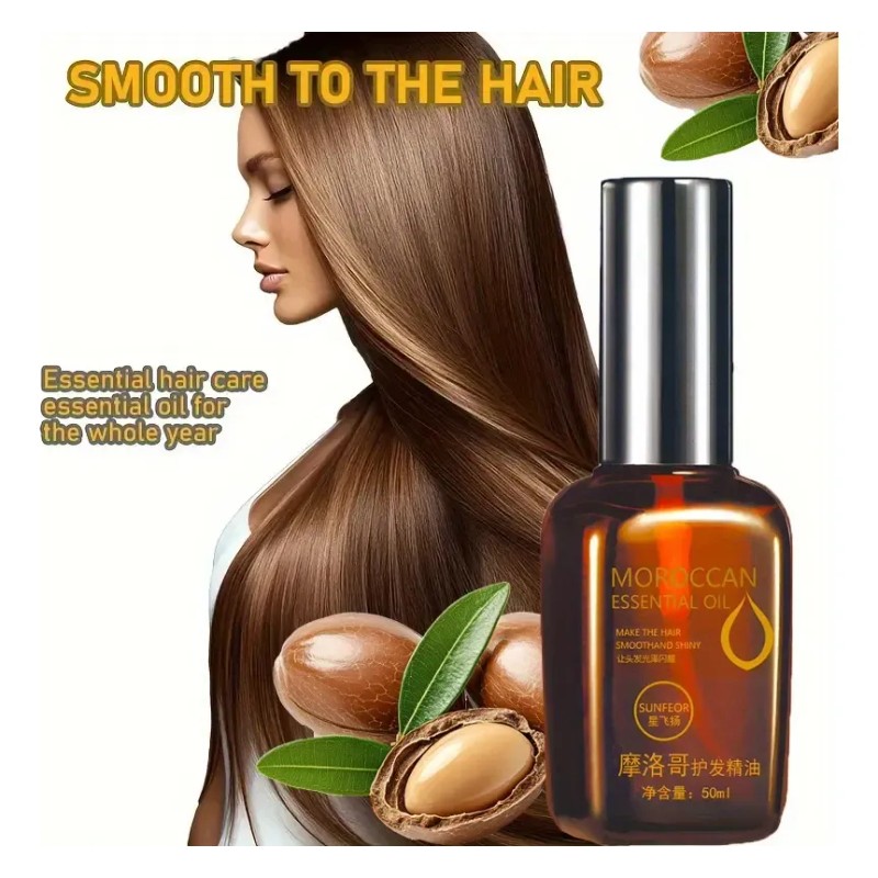 Aceite Esencial Para El Cuidado Del Cabello Marroquí