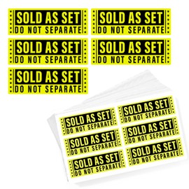 easykart labels Sold as a Set Do Not Separate Labels Stickers 3" X 1" Fluorescent Yellow FBA Labels Shipping Labels, 600 PCs