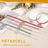 PETAXCELL Rhinestone Cat Collar, Bling Dog Basic Collars Adjustable Sparkling