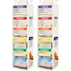Fivebop 2 Pack 6-Shelf Weekly Clothes Organizer for Kids, Hanging