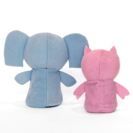 YOTTOY Mo Willems Collection | Elephant & Piggie Pair of Finger Puppets