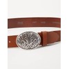 MGM Women's Legno 100164 Plain Belt, Brown (Cognac 950-4), 42