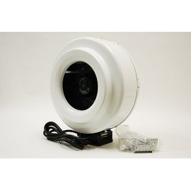 8" High Output 720 CFM In-line Duct Exhaust Fan For Air Scrubber Filter