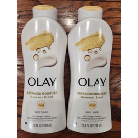 Olay 2 OLAY ADVANCED MOISTURE RENEWAL BLEND BODY WASH WITH COLLAGEN PEPTIDE 23.6 OZ E