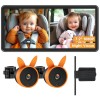 Babyvue Baby Car Dual Cameras 7.2" 1080P HD Display Split-Screen