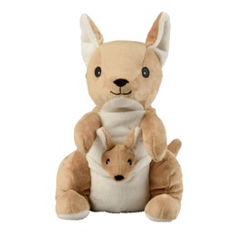 Warmies® Warming Cushion, Stuffed Toy, 'Kangaroo', Millet, 700 g, 40 cm