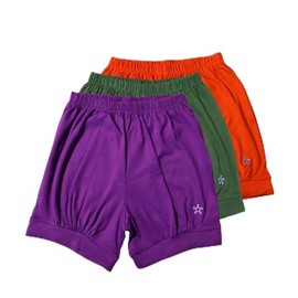 Yoga Shorts Set of 3 (Unisex,L, Green,Purple,Orange), Pune Pants, Iyengar Yoga Shorts, Yoga Wear, Yoga Pants