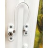 2 x UPVC Window Cable Restrictor Lock with Screws Child