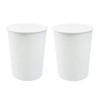 JVL Quality Vibrance White Lightweight Plastic Waste Paper Basket Bin,