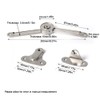 2Pcs Soft Close Lid Support Hinges 110° Folding Lid Stay