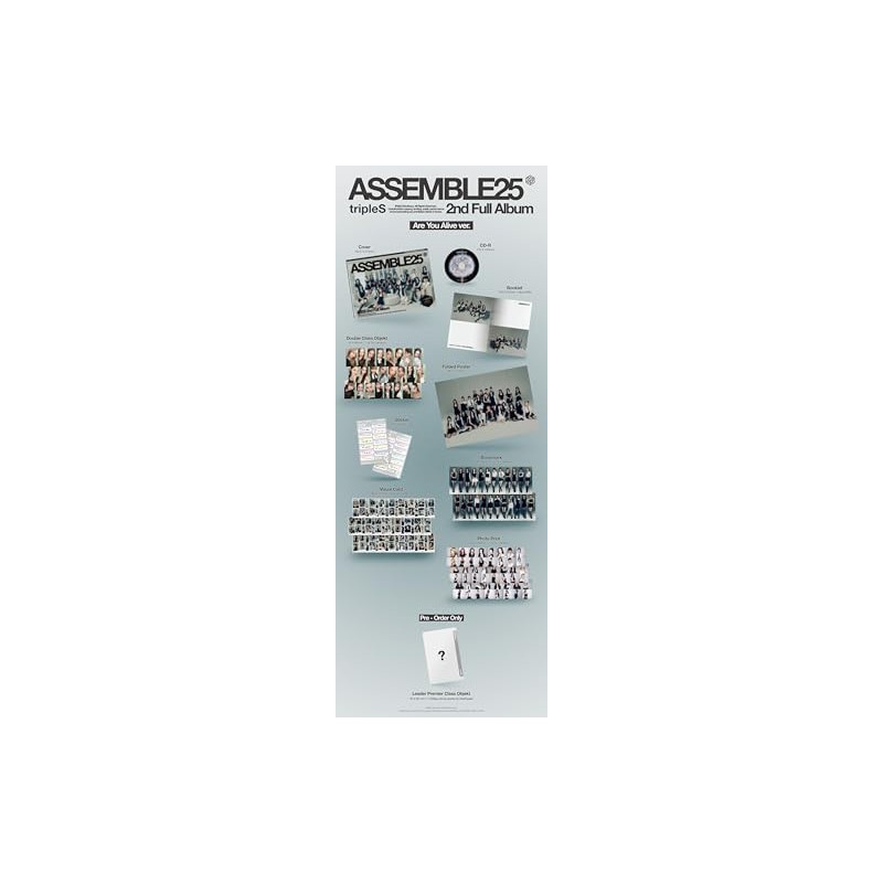 tripleS ASSEMBLE25 2nd Album with Tracking Sealed TPS (Standard Are