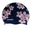 Gorro de natación de silicona para mujer, antideslizante, impermeable, para