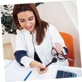 Baluue 2sets Handheld Plastic Eye Occluder Eye Exam Tool Portable Visual Acuity Tester for Orthoptists 4pcs*2