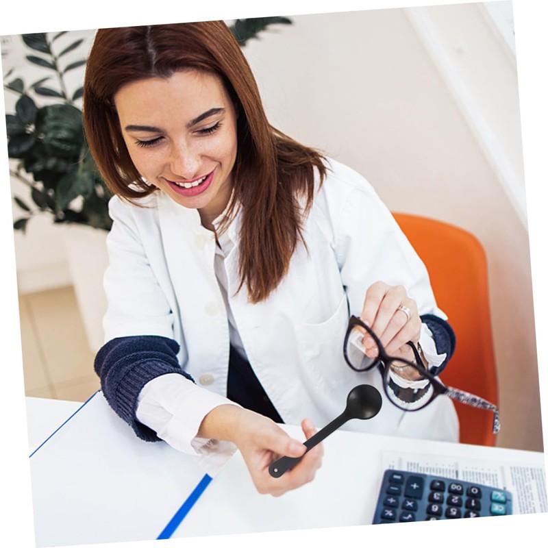 Baluue 2sets Handheld Plastic Eye Occluder Eye Exam Tool Portable