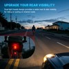APECYC Bike Tail Light, Rechargeable Bicycle Rear Light for Night