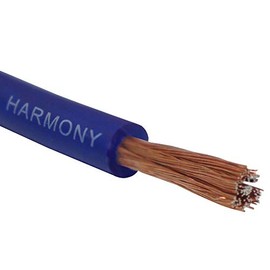 Harmony Audio HA-PW8BLU-10 8 Gauge 8GA Car Stereo Matte Blue Power Cable Amp Wire - 10 FT