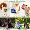 5-in-1 Dog Enrichment Toy – Bite & Brush Freeze Ball,