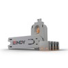 LINDY USB Port Blocker - Pack of 4 Colour Code:
