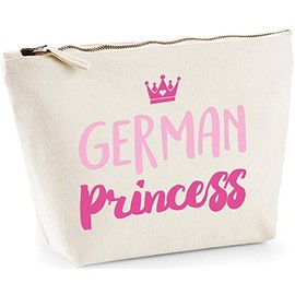 Hippowarehouse German princess printed make up cosmetic wash bag 18x19x9cm