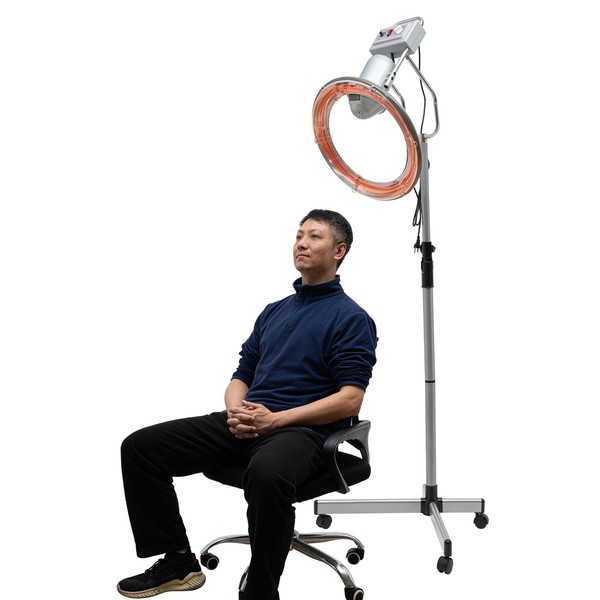 KELIBI Hair Processor, 360° Orbiting Rotating All-Around Hair Processor w/Wheel,