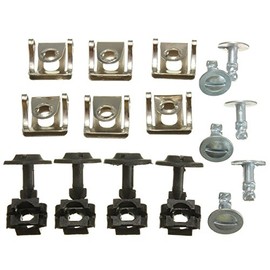Viviance Underbody Protection Engine Cover Mounting Motor Clips Screw Set Compatible with A3 A4 A6 A8 100 Coupe Passat B5 Superb I