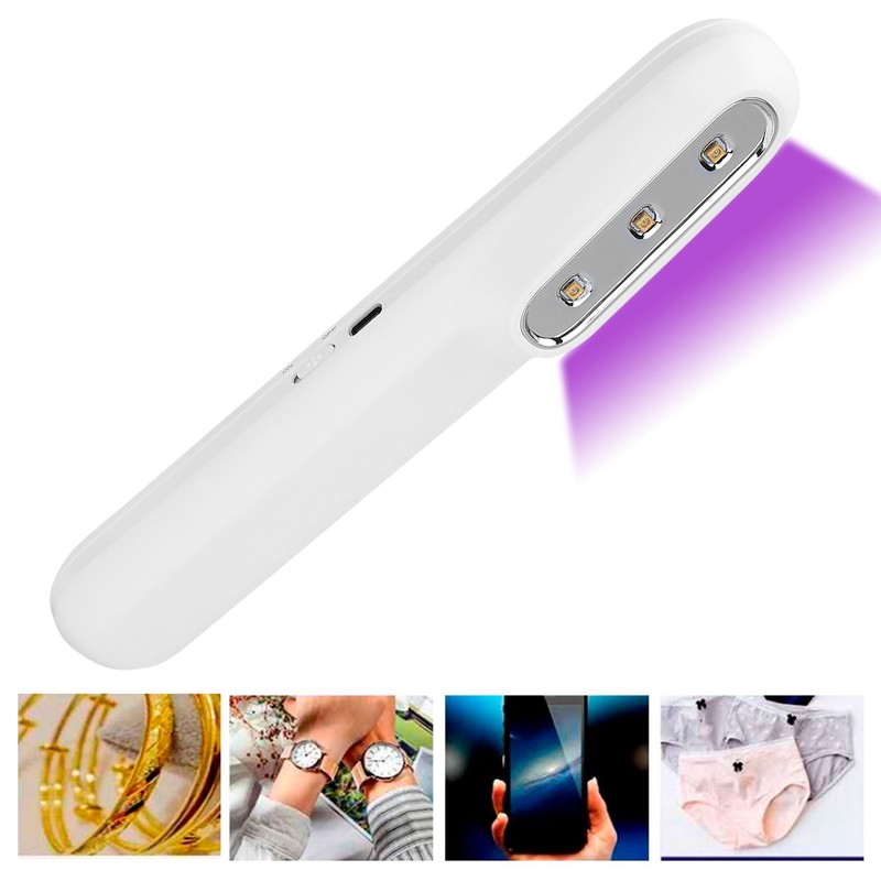 Portable Cleaning Stick LED Ultraviolet Multifunctional UVC Handheld Charging Cleaner