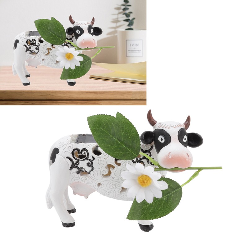 Daisy Cow Solar Light Animal Shaped Color Changing LED Garden