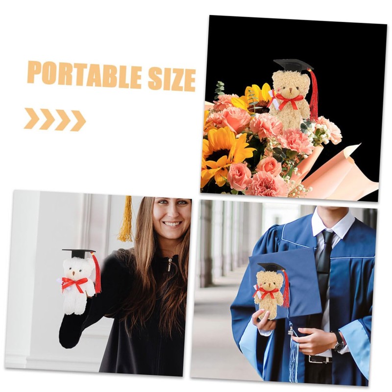 LABRIMP Graduation Bear Doll Bouquet Plush Mini Bear Stuffed Animals