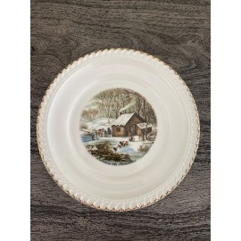 Harker Vintage Harkerware USA 6 dessert plates 6 1/4”