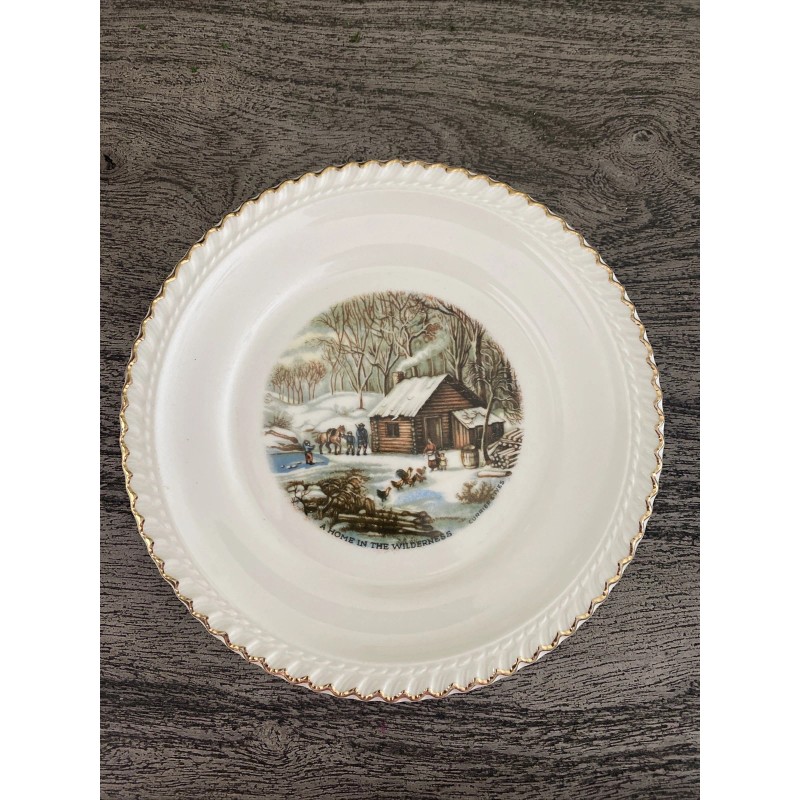 Harker Vintage Harkerware USA 6 dessert plates 6 1/4”